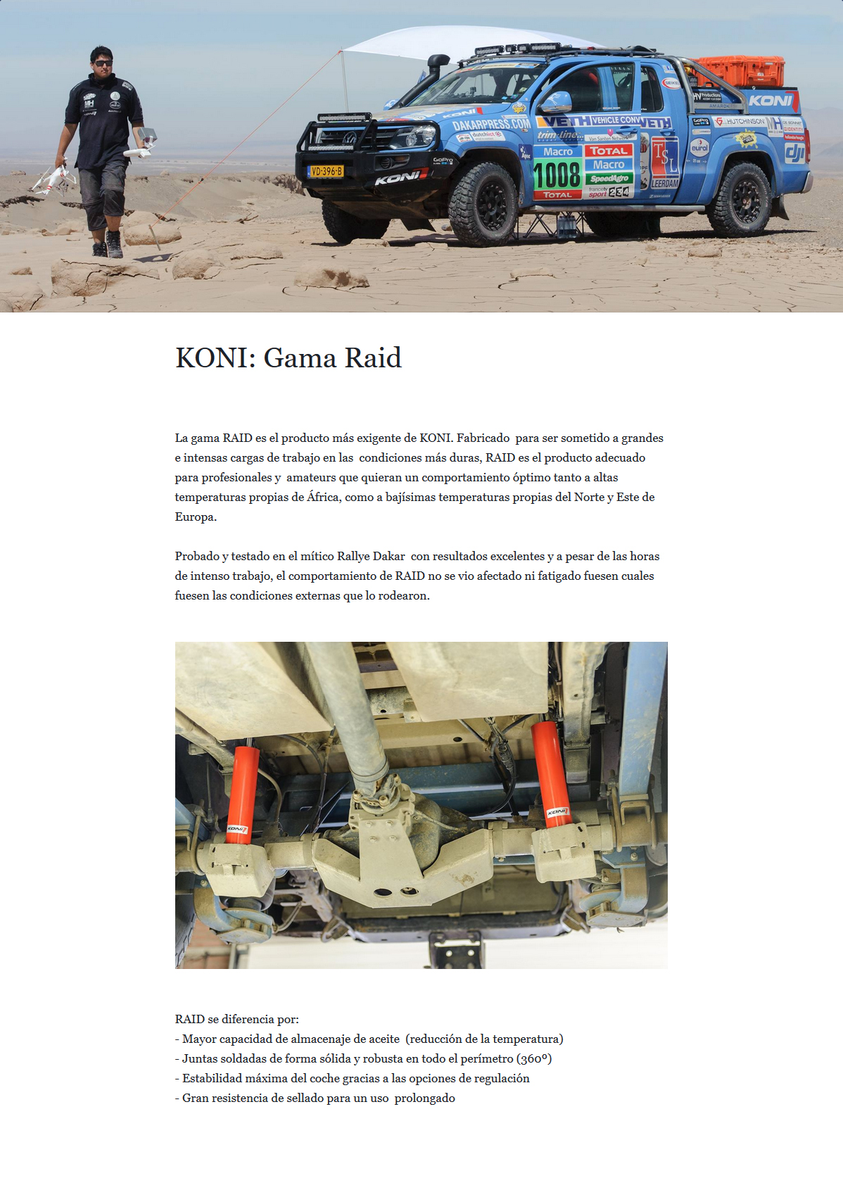 Gama KONI RAID