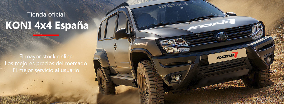 Especialistas en amortiguadores para 4x4, furgonetas y autocaravanas. Koni 4x4 ESPAÑA.